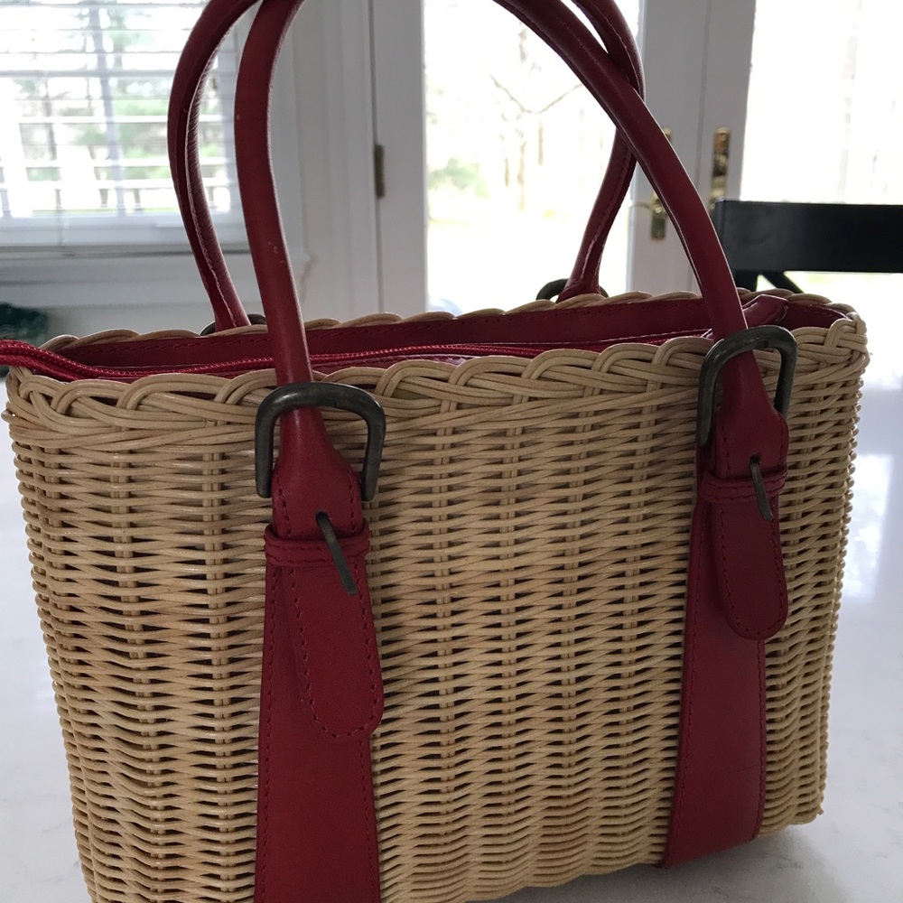 Cynthia Rowley Wicker Handbag